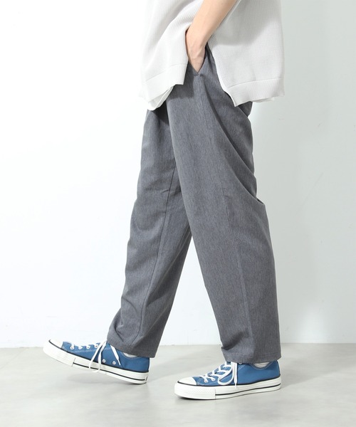 JOURNAL STANDARD relume（ジャーナルスタンダード　レリューム）の「TEC AIR プレーンイージーパンツ（スラックス・メンズ・ネイビー/ブラック/グレー/ベージュ・MEDIUM/LARGE）」の9枚目の写真