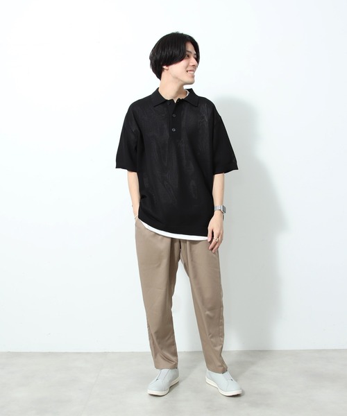 JOURNAL STANDARD relume（ジャーナルスタンダード　レリューム）の「TEC AIR プレーンイージーパンツ（スラックス・メンズ・ネイビー/ブラック/グレー/ベージュ・MEDIUM/LARGE）」の13枚目の写真