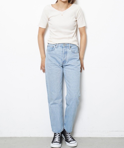 styles(スタイルス)の「STILL HERE Tate Crop Orijinal Vintage Blue(デニムパンツ・レディース・ブルー・25inch/26inch)」の8枚目の写真