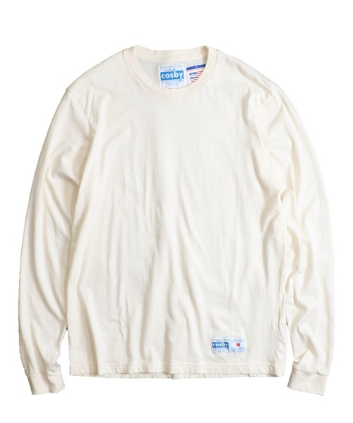 C.E.L.STORE(セルストア)の「GERRY COSBY/ジェリーコスビー US MADE 4.5OZ ORGANIC LS TEE(Tシャツ/カットソー・メンズ・ホワイト/ブラック/ネイビー/サンドベージュ・LARGE/X-LARGE/MEDIUM)」の4枚目の写真