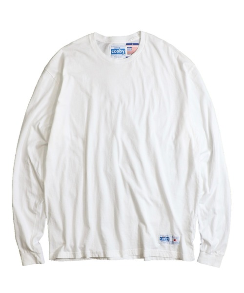 C.E.L.STORE(セルストア)の「GERRY COSBY/ジェリーコスビー US MADE 4.5OZ ORGANIC LS TEE(Tシャツ/カットソー・メンズ・ホワイト/ブラック/ネイビー/サンドベージュ・LARGE/X-LARGE/MEDIUM)」の6枚目の写真