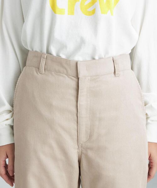 green label relaxing(グリーンレーベルリラクシング)の「コーデュロイ セミフレア パンツ(その他パンツ・レディース・ピンク/ナチュラル/ダークグレー・40/38/36)」の11枚目の写真