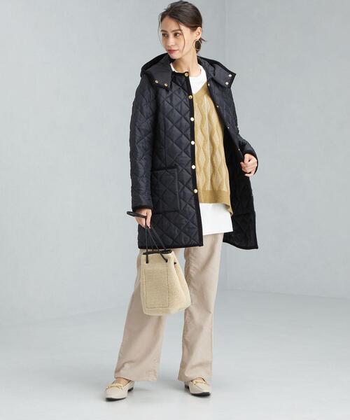 green label relaxing(グリーンレーベルリラクシング)の「コーデュロイ セミフレア パンツ(その他パンツ・レディース・ピンク/ナチュラル/ダークグレー・40/38/36)」の19枚目の写真