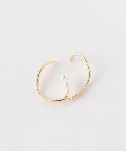 green label relaxing(グリーンレーベルリラクシング)の「フェイクパール & メタルフレーム イヤカフ イヤーカフ(イヤーカフ・レディース・シルバー/ゴールド・FREE)」の5枚目の写真