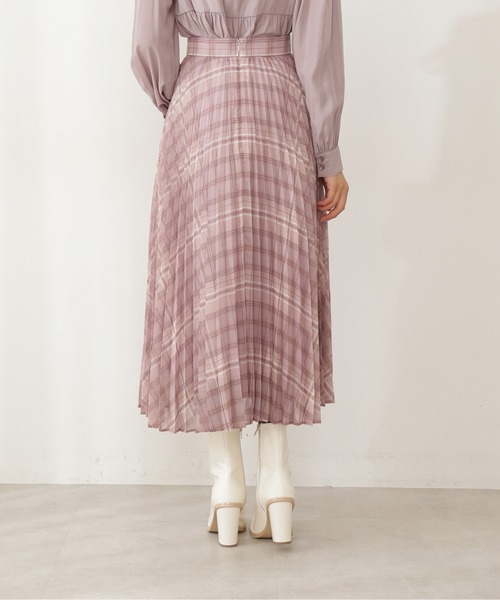 PROPORTION BODY DRESSING(プロポーションボディドレッシング)の「チェックプリーツ / 1211220810(スカート・レディース・レッド/ベージュ・MEDIUM/SMALL)」の18枚目の写真