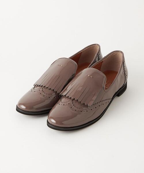 closet story（クローゼットストーリー）の「＜closet story（クローゼットストーリー）＞ウィングチップ タッセル ローファー（ローファー・レディース・ブラック/モカ・23.5cm/24cm/24.5cm/23cm）」の3枚目の写真