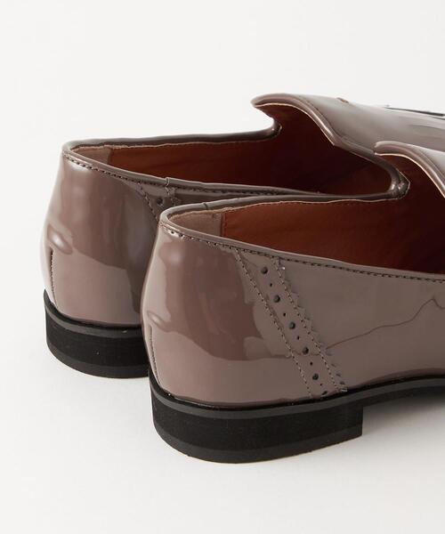 closet story（クローゼットストーリー）の「＜closet story（クローゼットストーリー）＞ウィングチップ タッセル ローファー（ローファー・レディース・ブラック/モカ・23.5cm/24cm/24.5cm/23cm）」の8枚目の写真