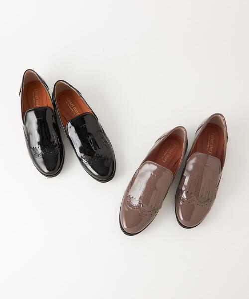closet story（クローゼットストーリー）の「＜closet story（クローゼットストーリー）＞ウィングチップ タッセル ローファー（ローファー・レディース・ブラック/モカ・23.5cm/24cm/24.5cm/23cm）」の9枚目の写真