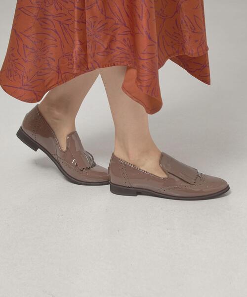 closet story（クローゼットストーリー）の「＜closet story（クローゼットストーリー）＞ウィングチップ タッセル ローファー（ローファー・レディース・ブラック/モカ・23.5cm/24cm/24.5cm/23cm）」の10枚目の写真