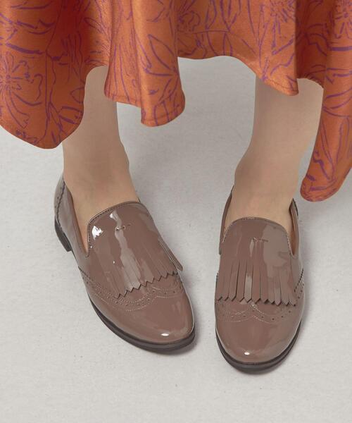 closet story（クローゼットストーリー）の「＜closet story（クローゼットストーリー）＞ウィングチップ タッセル ローファー（ローファー・レディース・ブラック/モカ・23.5cm/24cm/24.5cm/23cm）」の11枚目の写真