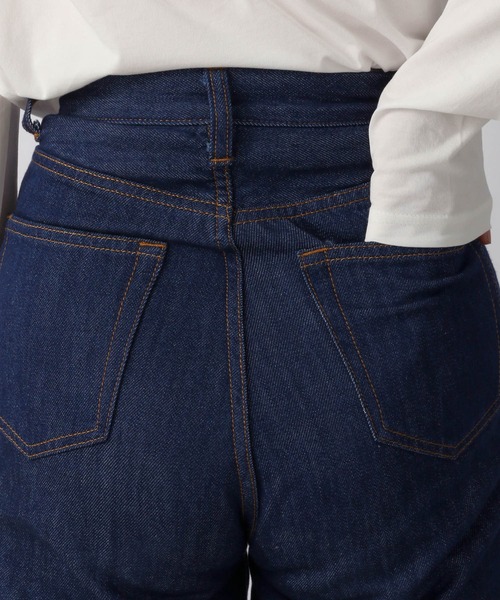 LOWRYS FARM(ローリーズファーム)の「ストレートデニムパンツ(デニムパンツ・レディース・ブラック/ワンウォッシュ/キナリ・マルチサイズ)」の5枚目の写真