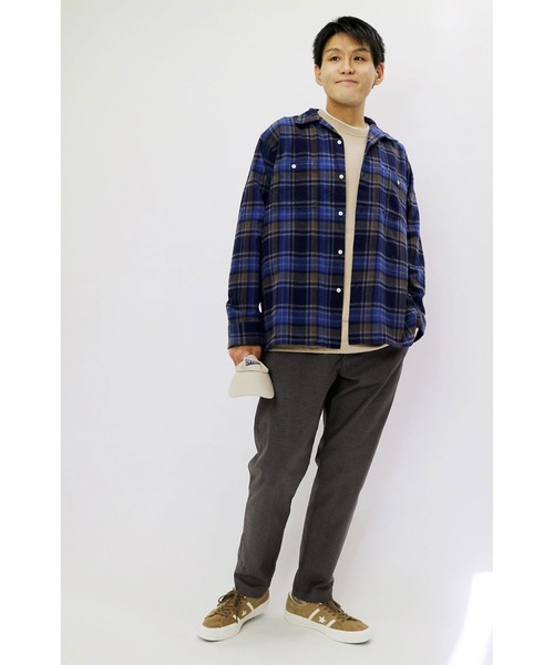 Grand PARK（グランドパーク）の「ツイルストレッチイージーテーパードパンツ（チノパンツ・メンズ・ベージュ/チャコールグレー/ネイビー/グレー・SMALL/MEDIUM/LARGE）」の10枚目の写真