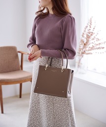 Samantha Thavasa | アベクトワ レザースクエアトートバッグ 小サイズ(トートバッグ)