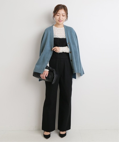 IENA（イエナ）の「デニムサロペット◆（サロペット/オーバーオール・レディース・ネイビー/ブラック・36/38）」の3枚目の写真