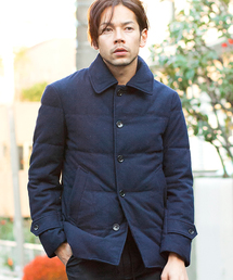 BEAUTY&YOUTH UNITED ARROWS | BY TW/フラノ ダウン ショート コート ◆(ダウンジャケット/コート)