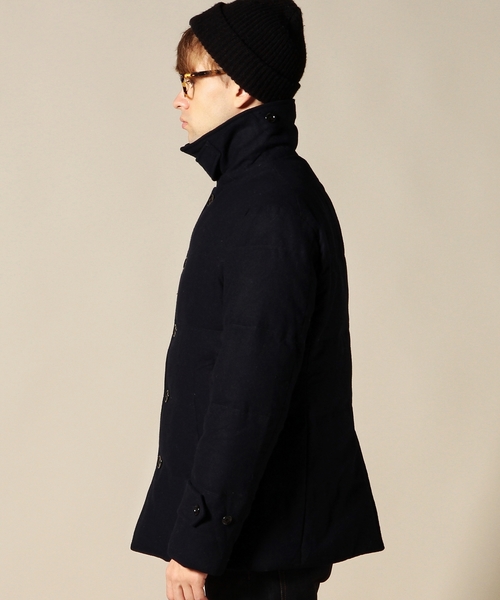 BEAUTY&YOUTH UNITED ARROWS（ビューティーアンドユースユナイテッドアローズ）の「BY TW/フラノ ダウン ショート コート ◆（ダウンジャケット/コート・メンズ・ダークグレー/ネイビー・SMALL/LARGE/X-LARGE/MEDIUM）」の7枚目の写真