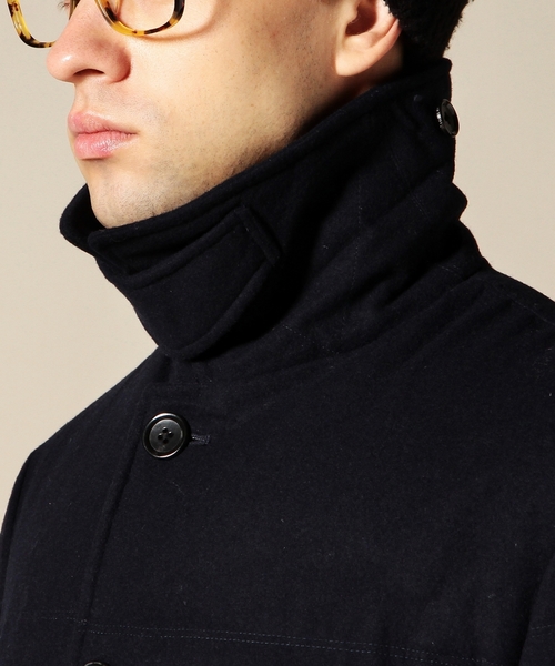 BEAUTY&YOUTH UNITED ARROWS（ビューティーアンドユースユナイテッドアローズ）の「BY TW/フラノ ダウン ショート コート ◆（ダウンジャケット/コート・メンズ・ダークグレー/ネイビー・SMALL/LARGE/X-LARGE/MEDIUM）」の9枚目の写真