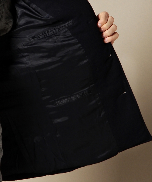 BEAUTY&YOUTH UNITED ARROWS（ビューティーアンドユースユナイテッドアローズ）の「BY TW/フラノ ダウン ショート コート ◆（ダウンジャケット/コート・メンズ・ダークグレー/ネイビー・SMALL/LARGE/X-LARGE/MEDIUM）」の15枚目の写真