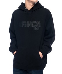 RVCA メンズ LA84 TONE HD パーカー【2021年秋冬モデル】/ルーカ袖プリントバックプリントプルオーバーパーカー