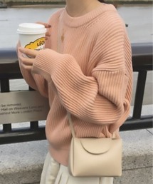 【MAISON BREEZE】ドロップショルダーリブニット SCCH26
