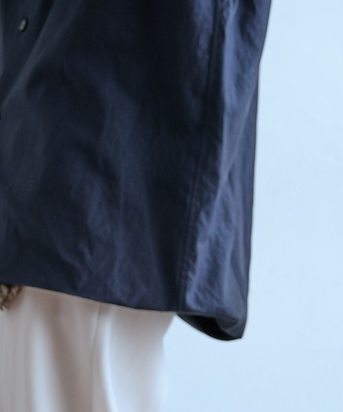 ESSAY(エッセイ)の「【ESSAY / エッセイ】MID BALLON SHIRT(バルーンシャツ)(シャツ/ブラウス・メンズ・ベージュ/インディゴブルー・2/3)」の15枚目の写真