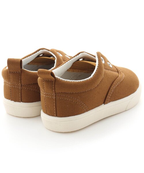 Ampersand（アンパサンド）の「撥水キャンバススニーカー(ベビーサイズ)（スニーカー・キッズ・レッド/チャコール/キャメル/ベージュ/カーキ/イエロー・13/15 /14）」の11枚目の写真