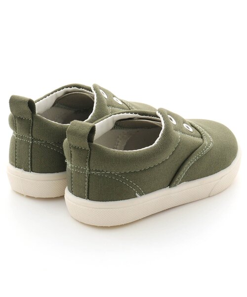 Ampersand（アンパサンド）の「撥水キャンバススニーカー(ベビーサイズ)（スニーカー・キッズ・レッド/チャコール/キャメル/ベージュ/カーキ/イエロー・13/15 /14）」の13枚目の写真