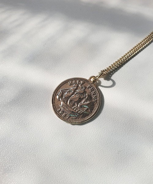 CEMONEMO（セモネモ）の「エリザベス コイン ペンダント ネックレス（ネックレス・レディース・ゴールド/シルバー・FREE）」の12枚目の写真