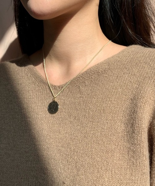 CEMONEMO（セモネモ）の「エリザベス コイン ペンダント ネックレス（ネックレス・レディース・ゴールド/シルバー・FREE）」の9枚目の写真