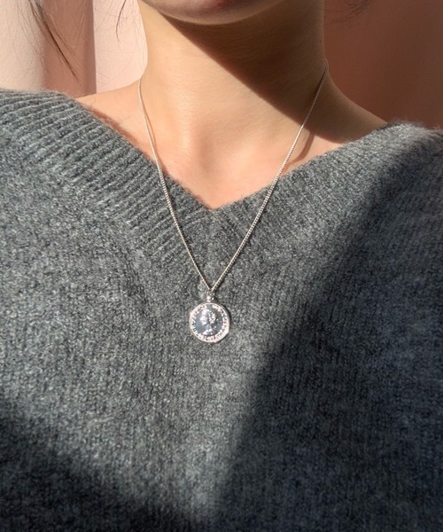 CEMONEMO（セモネモ）の「エリザベス コイン ペンダント ネックレス（ネックレス・レディース・ゴールド/シルバー・FREE）」の10枚目の写真