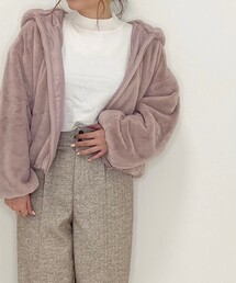 SHOO・LA・RUE | 【M-3L】ちくちくしにくいベーシックモックネックニット(ニット/セーター)