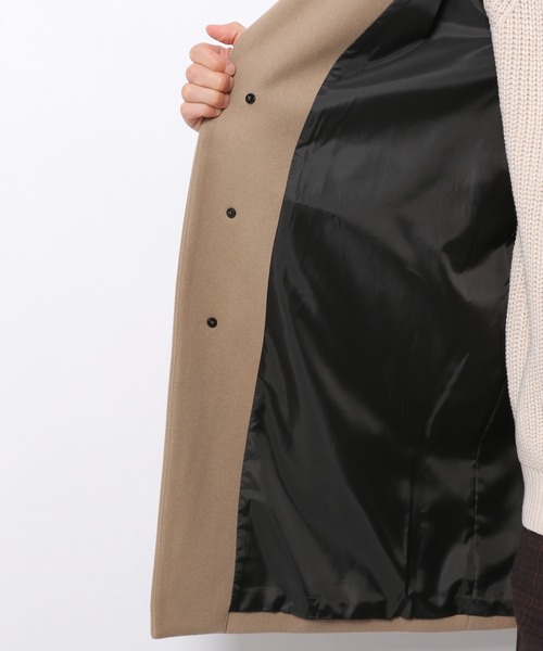 LAKOLE（ラコレ）の「ウーリーテックチェスターコート / 953107（チェスターコート・メンズ・ベージュ/ブラック/ブラウン/オリーブ/サンドグレー・LARGE/SMALL/MEDIUM）」の16枚目の写真