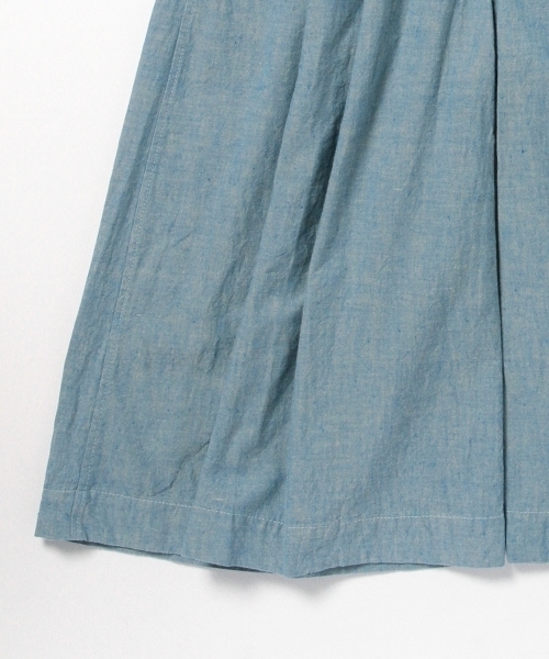 BEAMS BOY（ビームスボーイ）の「●NEEDLES WOMEN / シャンブレー ロンパース SP（つなぎ/オールインワン・レディース・サックスブルー・ONE SIZE）」の15枚目の写真