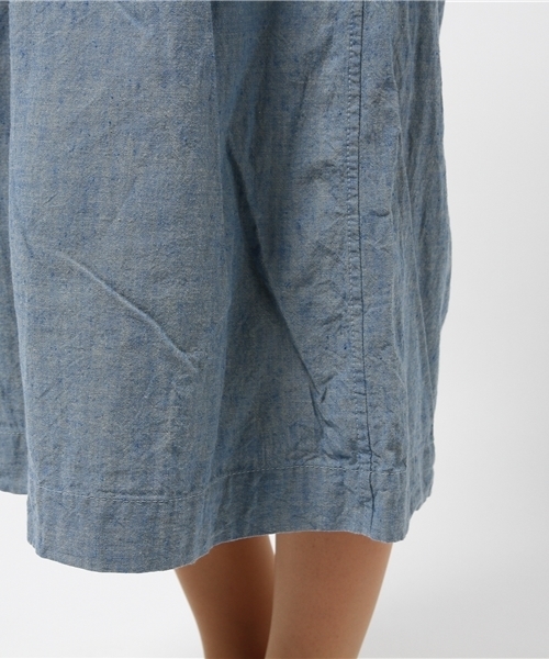 BEAMS BOY（ビームスボーイ）の「●NEEDLES WOMEN / シャンブレー ロンパース SP（つなぎ/オールインワン・レディース・サックスブルー・ONE SIZE）」の10枚目の写真