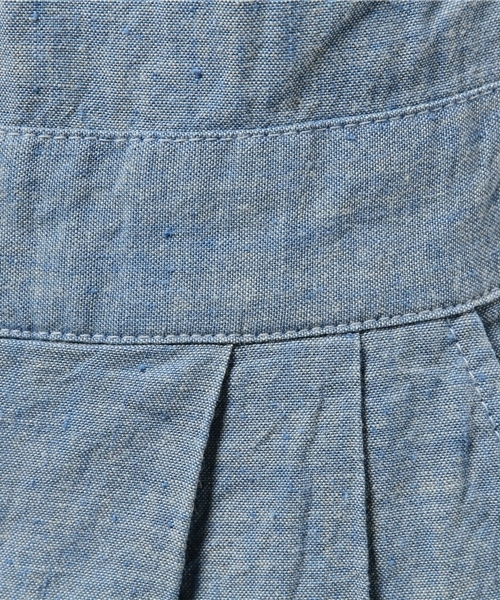 BEAMS BOY（ビームスボーイ）の「●NEEDLES WOMEN / シャンブレー ロンパース SP（つなぎ/オールインワン・レディース・サックスブルー・ONE SIZE）」の11枚目の写真