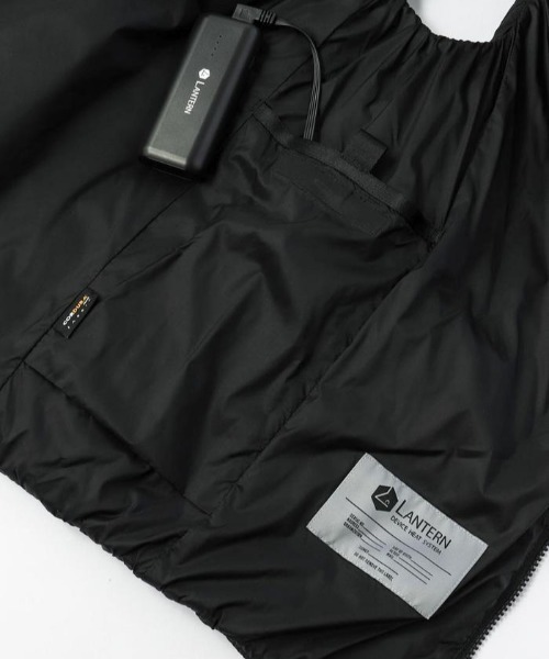 RAWLIFE（ロウライフ）の「LANTERN/ランタン/HEATING INNER VEST（ベスト・メンズ・ブラック・MEDIUM/X-LARGE/LARGE）」の14枚目の写真