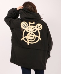 MISHKA ロゴ＆ベアモップ マウンテンパーカー
