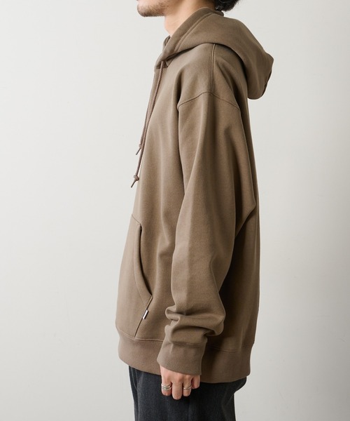 CIAOPANIC TYPY（チャオパニックティピー）の「USAコットン裏起毛 プルパーカー（パーカー・メンズ・ブラック/グレイッシュベージュ/オレンジ・SMALL/MEDIUM/LARGE）」の4枚目の写真