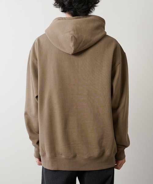 CIAOPANIC TYPY（チャオパニックティピー）の「USAコットン裏起毛 プルパーカー（パーカー・メンズ・ブラック/グレイッシュベージュ/オレンジ・SMALL/MEDIUM/LARGE）」の5枚目の写真