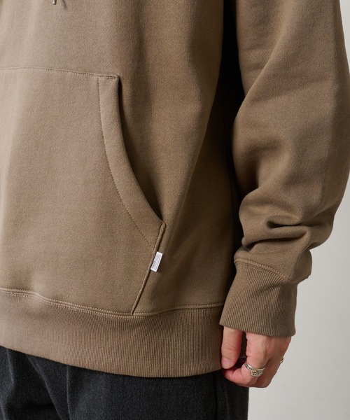 CIAOPANIC TYPY（チャオパニックティピー）の「USAコットン裏起毛 プルパーカー（パーカー・メンズ・ブラック/グレイッシュベージュ/オレンジ・SMALL/MEDIUM/LARGE）」の7枚目の写真