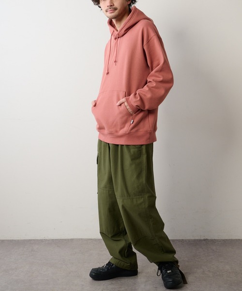 CIAOPANIC TYPY（チャオパニックティピー）の「USAコットン裏起毛 プルパーカー（パーカー・メンズ・ブラック/グレイッシュベージュ/オレンジ・SMALL/MEDIUM/LARGE）」の14枚目の写真