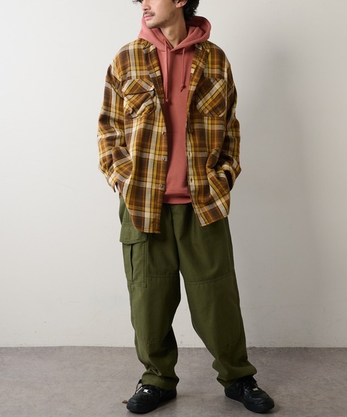 CIAOPANIC TYPY（チャオパニックティピー）の「USAコットン裏起毛 プルパーカー（パーカー・メンズ・ブラック/グレイッシュベージュ/オレンジ・SMALL/MEDIUM/LARGE）」の15枚目の写真