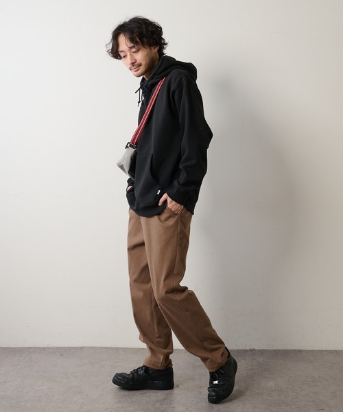 CIAOPANIC TYPY（チャオパニックティピー）の「USAコットン裏起毛 プルパーカー（パーカー・メンズ・ブラック/グレイッシュベージュ/オレンジ・SMALL/MEDIUM/LARGE）」の20枚目の写真