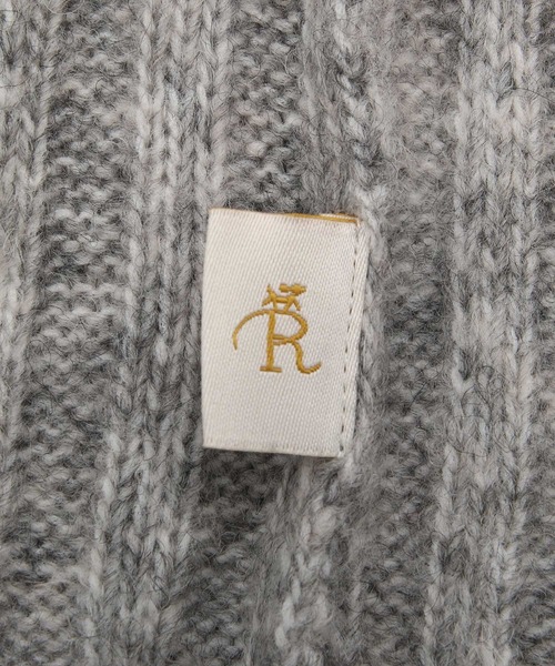 ROPE' PICNIC（ロペピクニック）の「アルパカ混リブロングアームウォーマー（手袋・レディース・ライトグリーン/ベージュ系その他/グレー・FREE）」の7枚目の写真