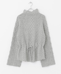 siiwa | siiwa　ネップケーブルオフタートルプルオーバー(ニット/セーター)