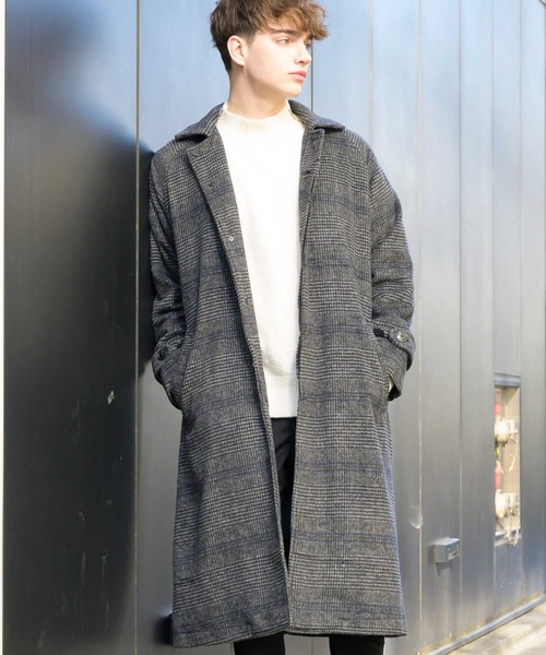 ８(eight)（エイト）の「オーバーステンカラーコート（ステンカラーコート・メンズ・ブラウン系その他/ベージュ系その他/グレー系その他/グレー系その他2/ブラウン系その他2/ブラウン系その他3・MEDIUM/LARGE）」の3枚目の写真