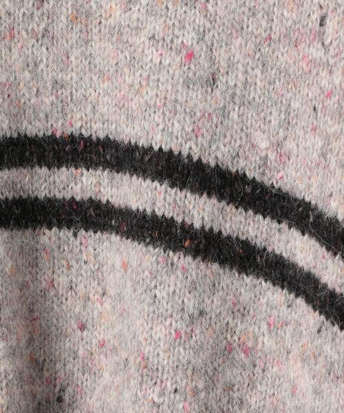 BRACTMENT（ブラクトメント）の「＜BRACTMENT（ブラクトメント）＞ミックスヘアリーボーダークルーネック ニット（ニット/セーター・メンズ・ナチュラル/ネイビー・40/36/38）」の3枚目の写真