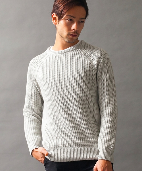 BEAUTY&YOUTH UNITED ARROWS（ビューティーアンドユースユナイテッドアローズ）の「【WEB限定】by ∴ ハーフミラノリブ×アゼ ニット（ニット/セーター・メンズ・ブラック/グレー/ネイビー・MEDIUM/SMALL/LARGE）」の16枚目の写真