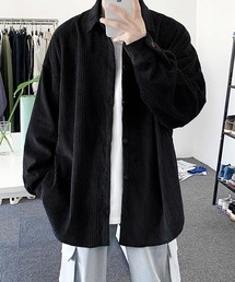 Anuenue | 着回し力抜群 韓国風メンズコーデュロイシャツ 長袖(シャツ/ブラウス)