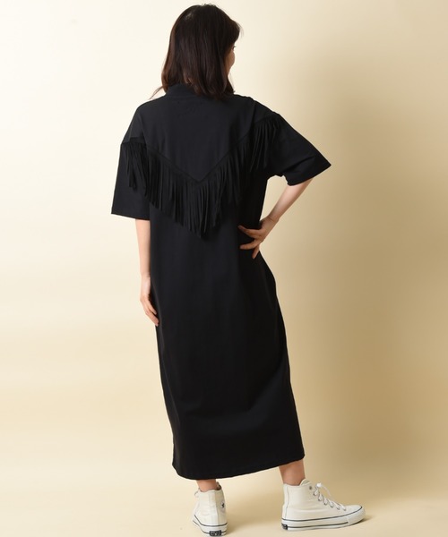 SUPERTHANKS（スーパーサンクス）の「【ＳＵＰＥＲＴＨＡＮＫＳ】ＳＵＥＤＥ　ＭＯＣＫＮＥＣＫ　ＯＮＥ－ＰＩＥＣＥ（ワンピース・レディース・ホワイト/ブラック/ブラウン・FREE）」の15枚目の写真